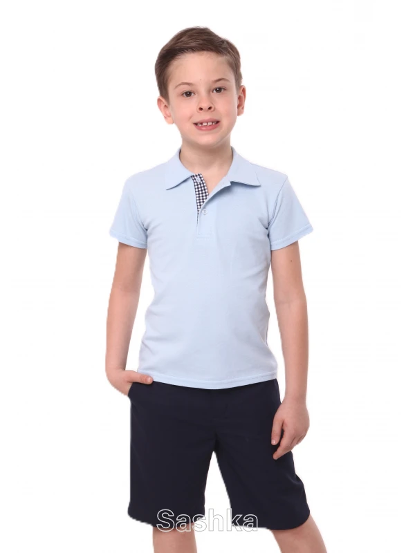 Шорти для хлопчика Sashka шкільні класичні сині, розмір 116-182